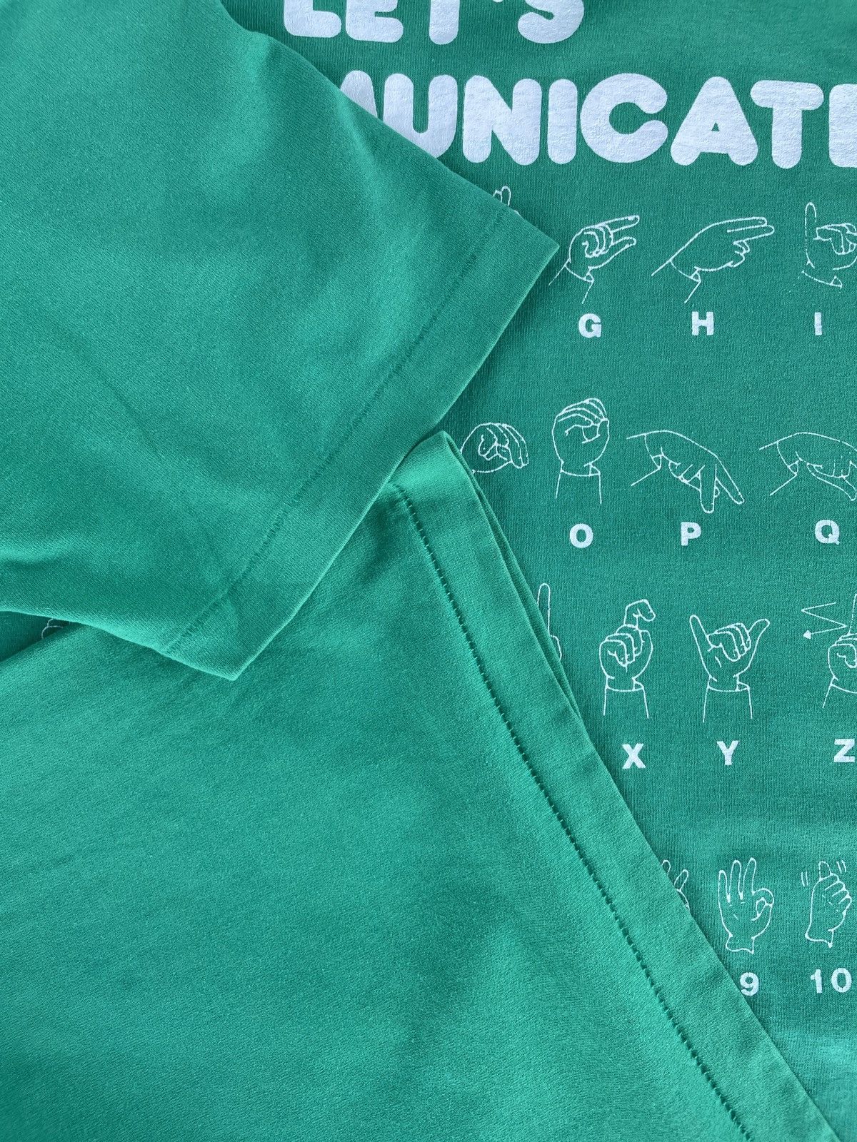Vintage Vintage American Sign Language Size US XL / EU 56 / 4 - 6 Thumbnail