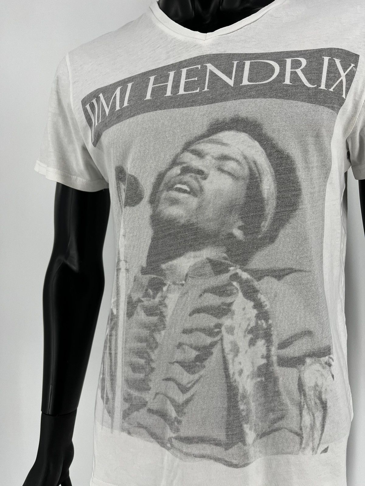 Band Tees × Jimi Hendrix Vintage Y2K Jimi Xendrix Band Rock Tee T Shirt White Size US L / EU 52-54 / 3 - 8 Thumbnail