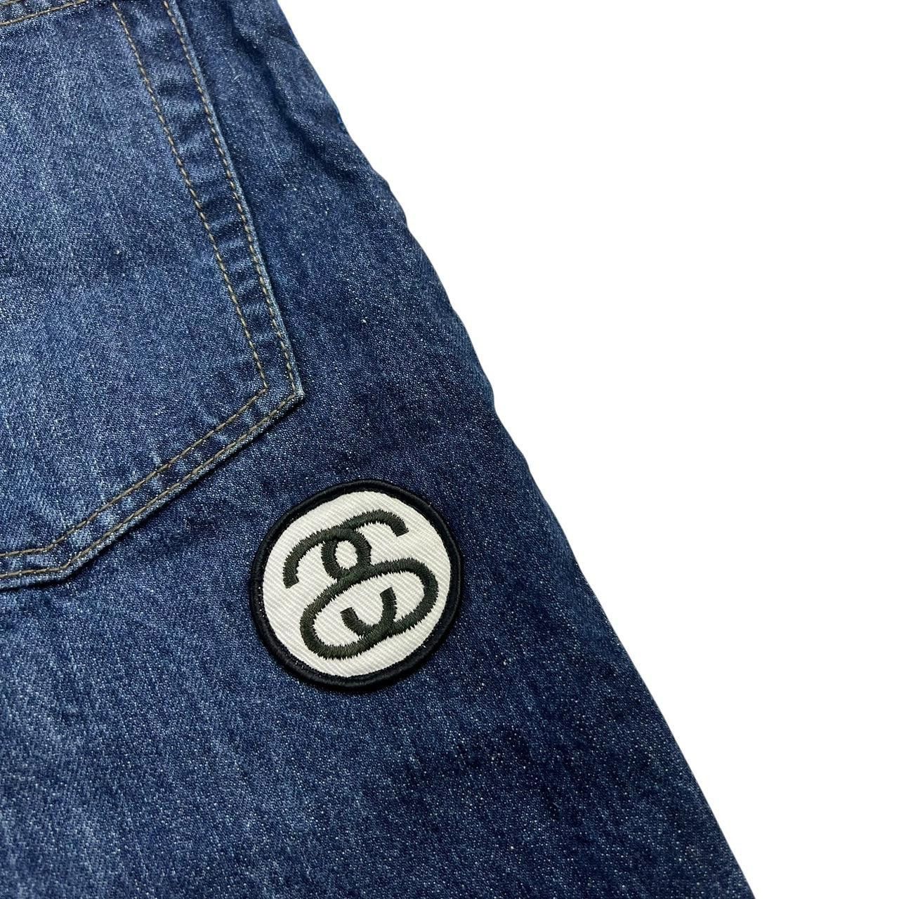 Stussy Vintage Stussy Embroidered Patch Denim Shorts Jorts Waist 32 Size US 32 / EU 48 - 4 Thumbnail