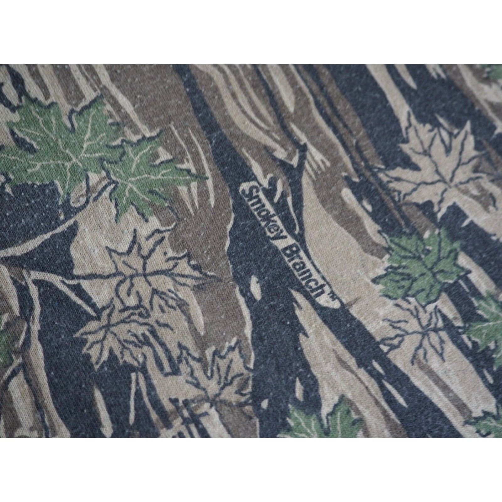 Rothco VTG Rothco Smokey Branch Camo Woodland L/S Tee Mens XL Shirt (90s Grunge) Size US XL / EU 56 / 4 - 6 Thumbnail