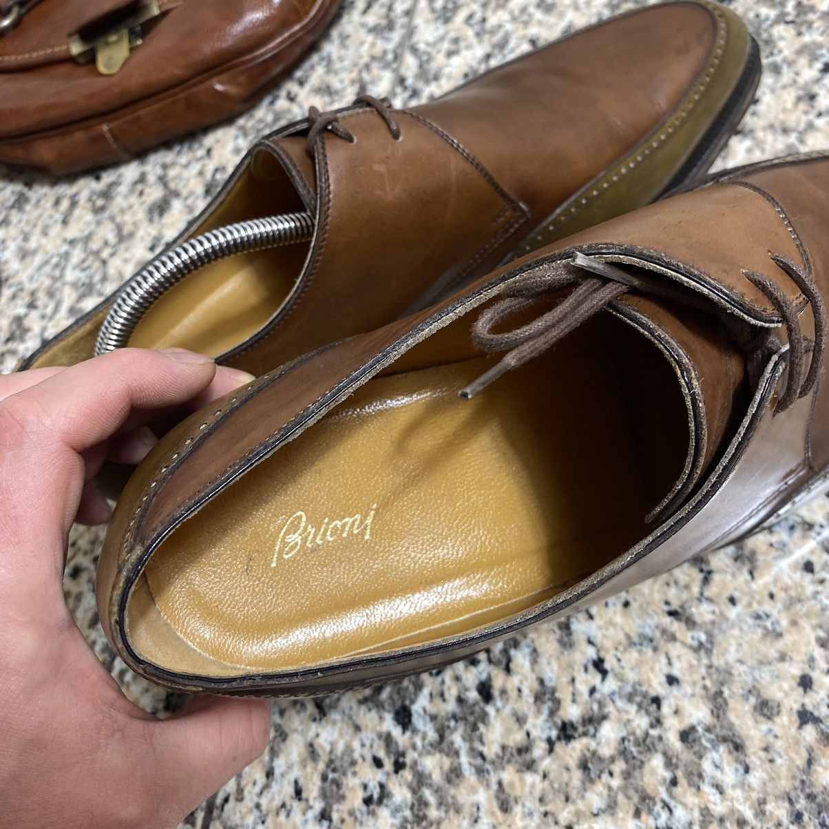 Brioni Leather Derby Shoes Brioni brown Size US 8.5 / EU 41-42 - 8 Thumbnail