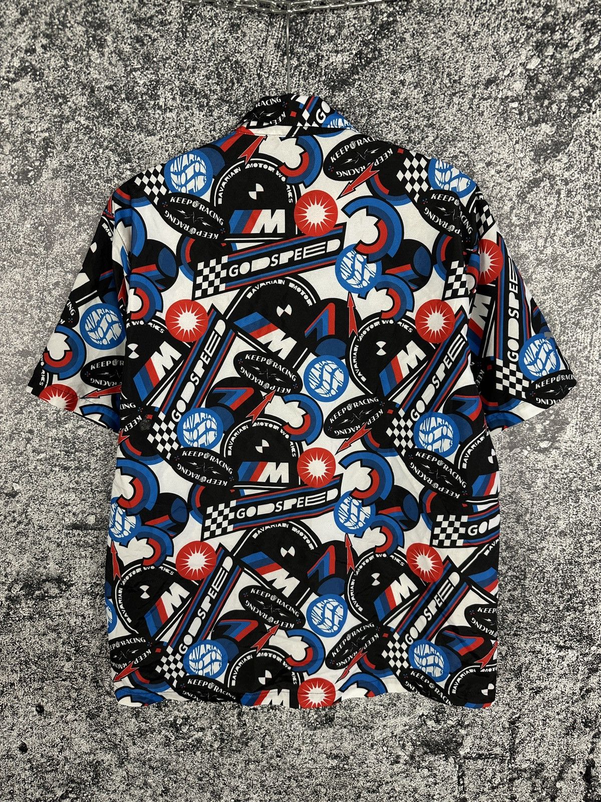 BMW × Puma BMW M Motorsport Puma Short Sleeve Racing Shirt Button Up Size US S / EU 44-46 / 1 - 9 Thumbnail