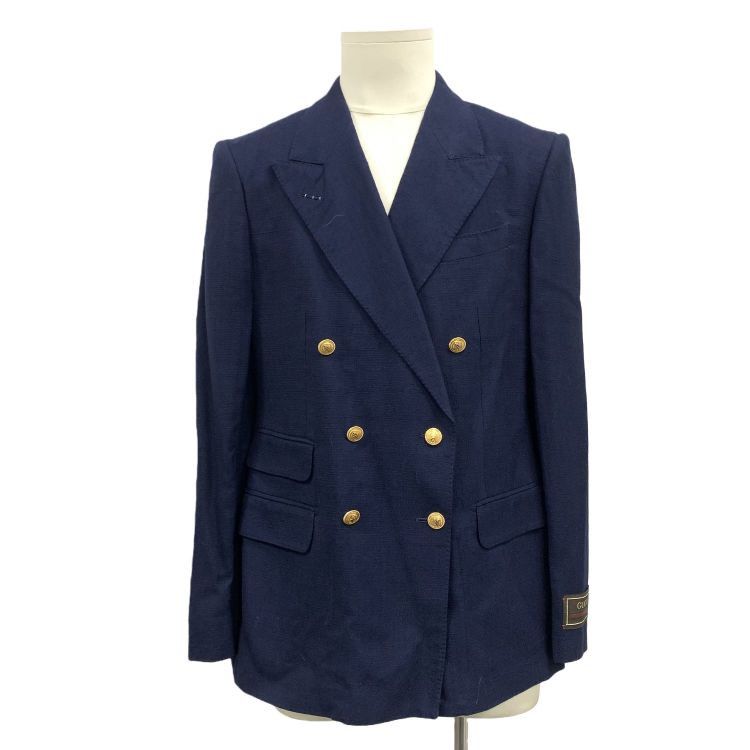Gucci Gucci Navy Double Breasted Blazer Size 36R Size 36R - 1 Thumbnail