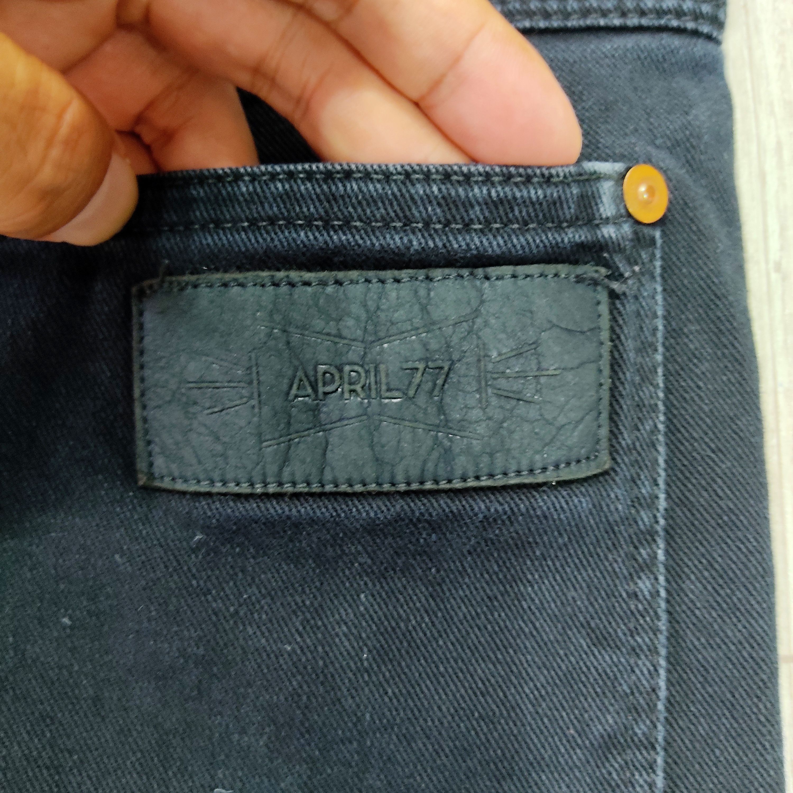 April 77 April 77 Joey Super Black 3 Quarter Denim Pants Size US 31 - 12 Thumbnail