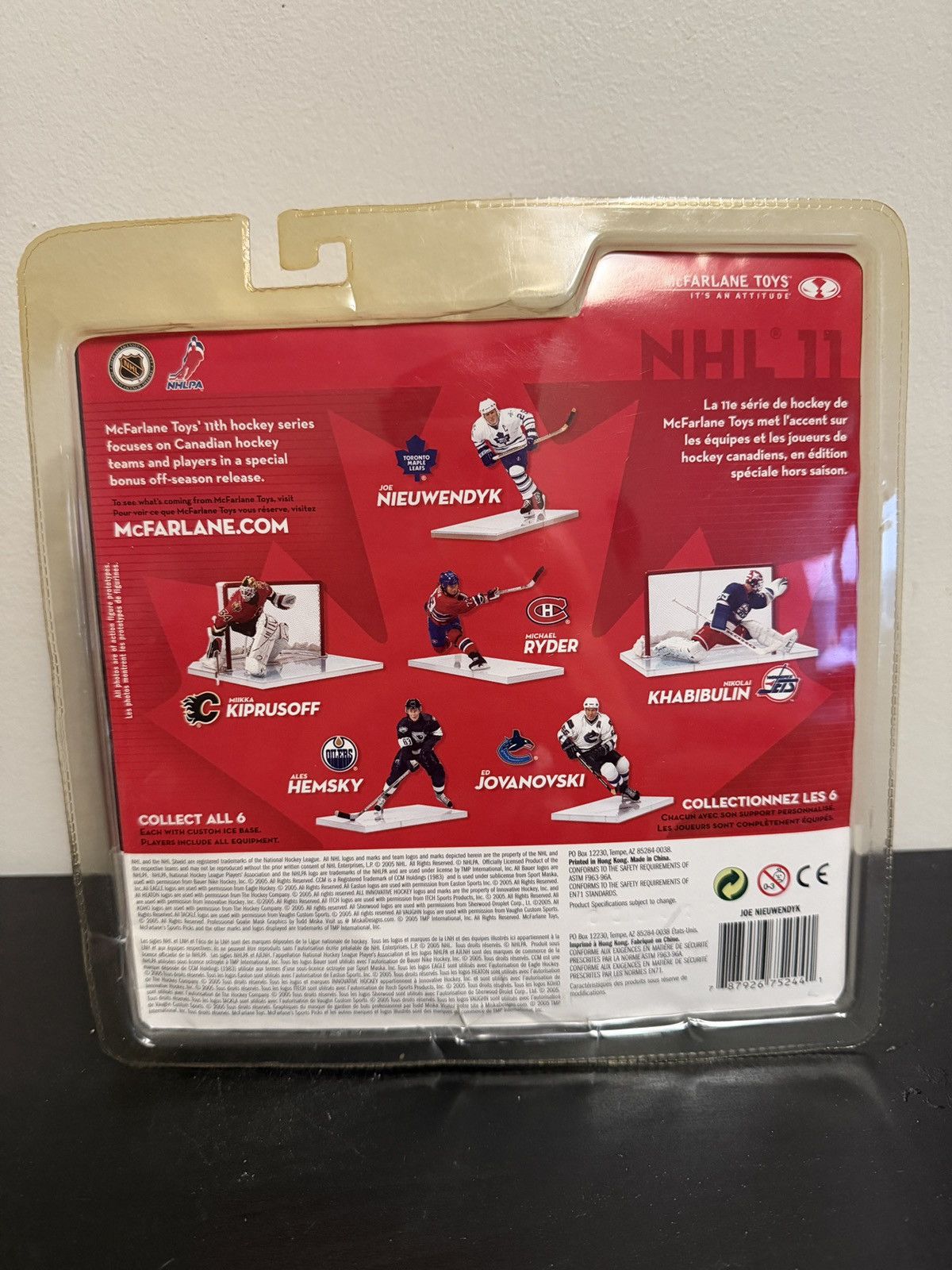 NHL JOE NIEUWENDYK 2005 MCFARLANE NHL SPORTS PICK SERIES 11 Size ONE SIZE - 5 Thumbnail
