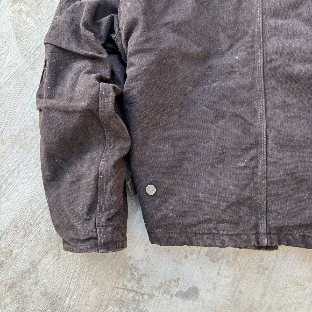 Carhartt Rare💥Vintage 90s Carhartt Crop Arctic Jacket J22 DKB Size US M / EU 48-50 / 2 - 11 Thumbnail