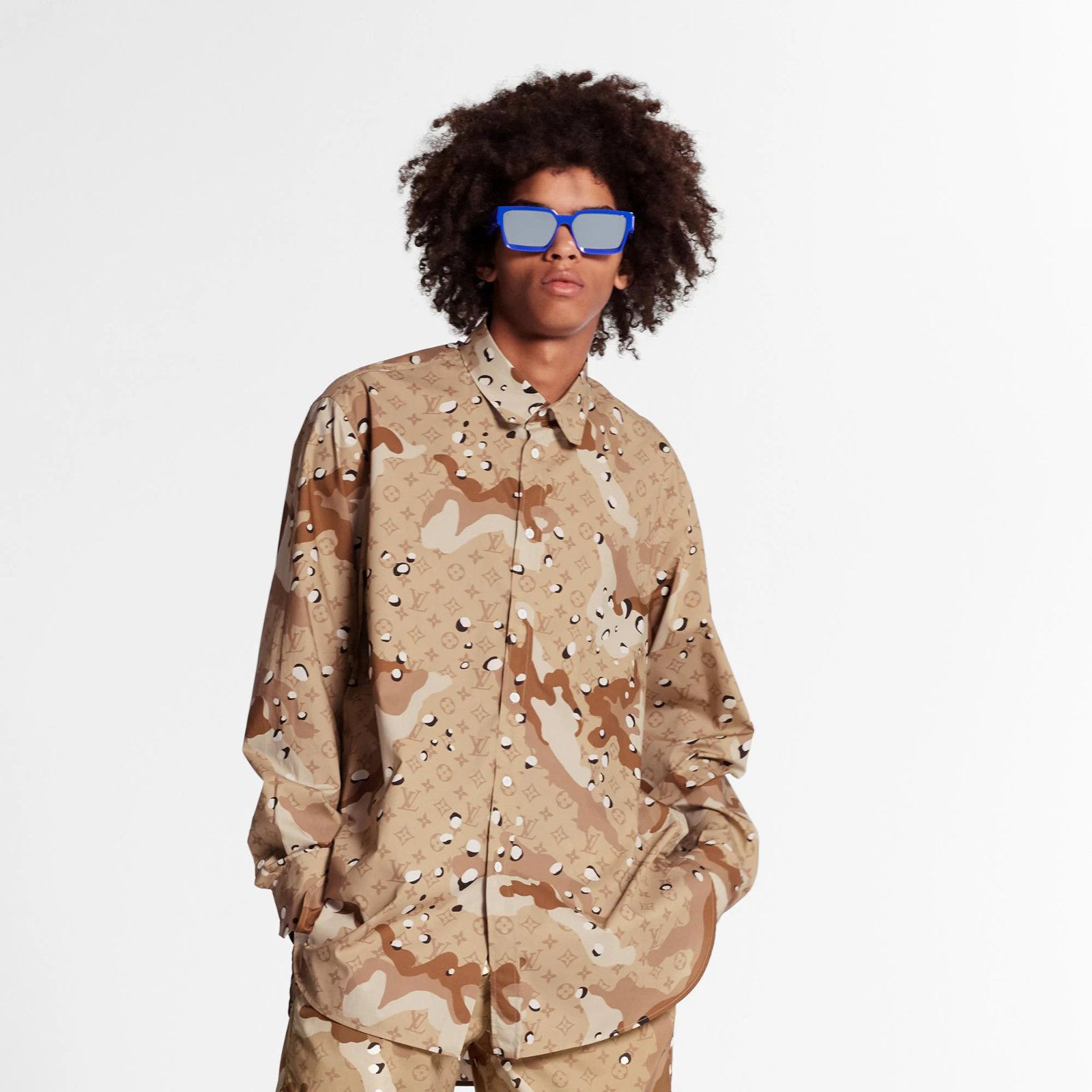 Louis Vuitton Louis Vuitton Desert Camo DNA Long Sleeve Logo Monogram Size US S / EU 44-46 / 1 - 3 Thumbnail
