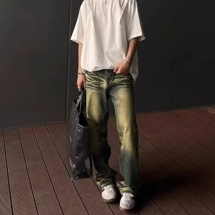 Japanese Brand Retro washed micro flared jeans Size US 32 / EU 48 - 1 Thumbnail