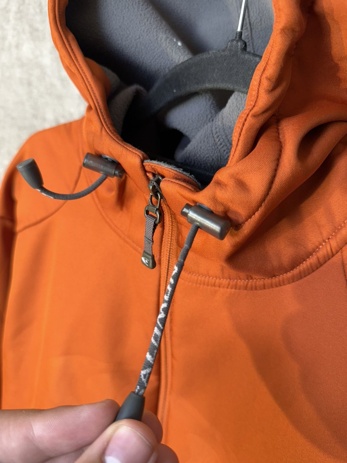 Salomon × Vintage Vintage Salomon Zipper Fleece Jacket SoftShell Orange 🍊 Size US M / EU 48-50 / 2 - 5 Thumbnail