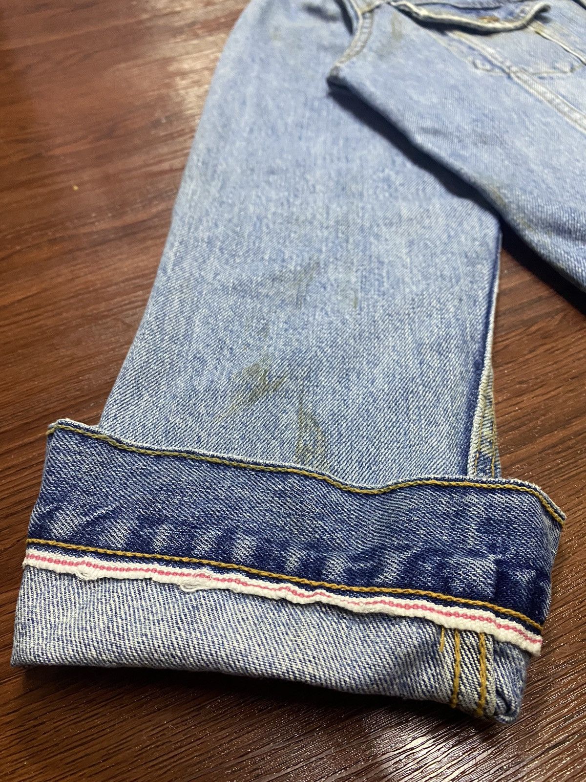 Big John Vintage Big John 1980s Selvedge Grunge Denim Jacket Jeans Size US S / EU 44-46 / 1 - 11 Thumbnail