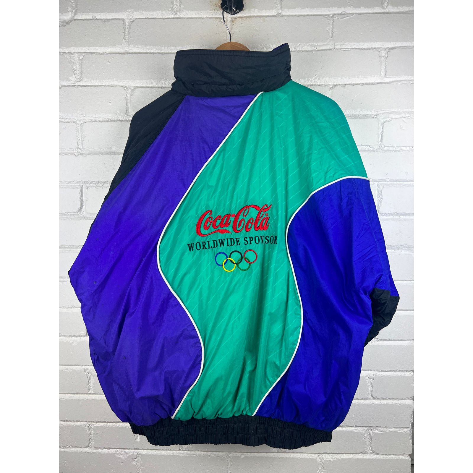 Vintage Vintage 1994 Lillehammer Olympics Coca Cola Jacket Size XL Size US L / EU 52-54 / 3 - 2 Thumbnail