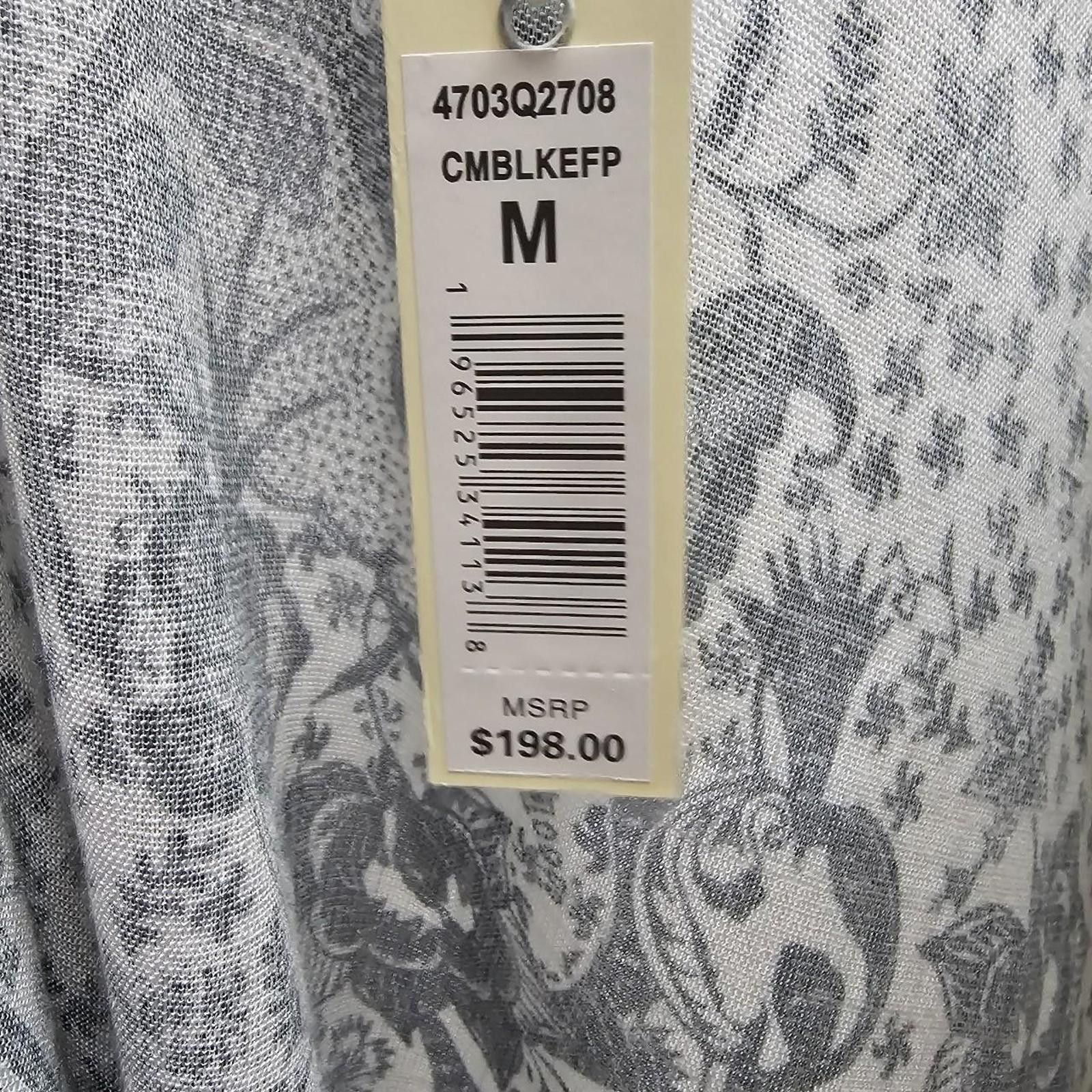 Designer Max Studio Women's Black and White Cardigan Size M / US 6-8 / IT 42-44 - 8 Thumbnail