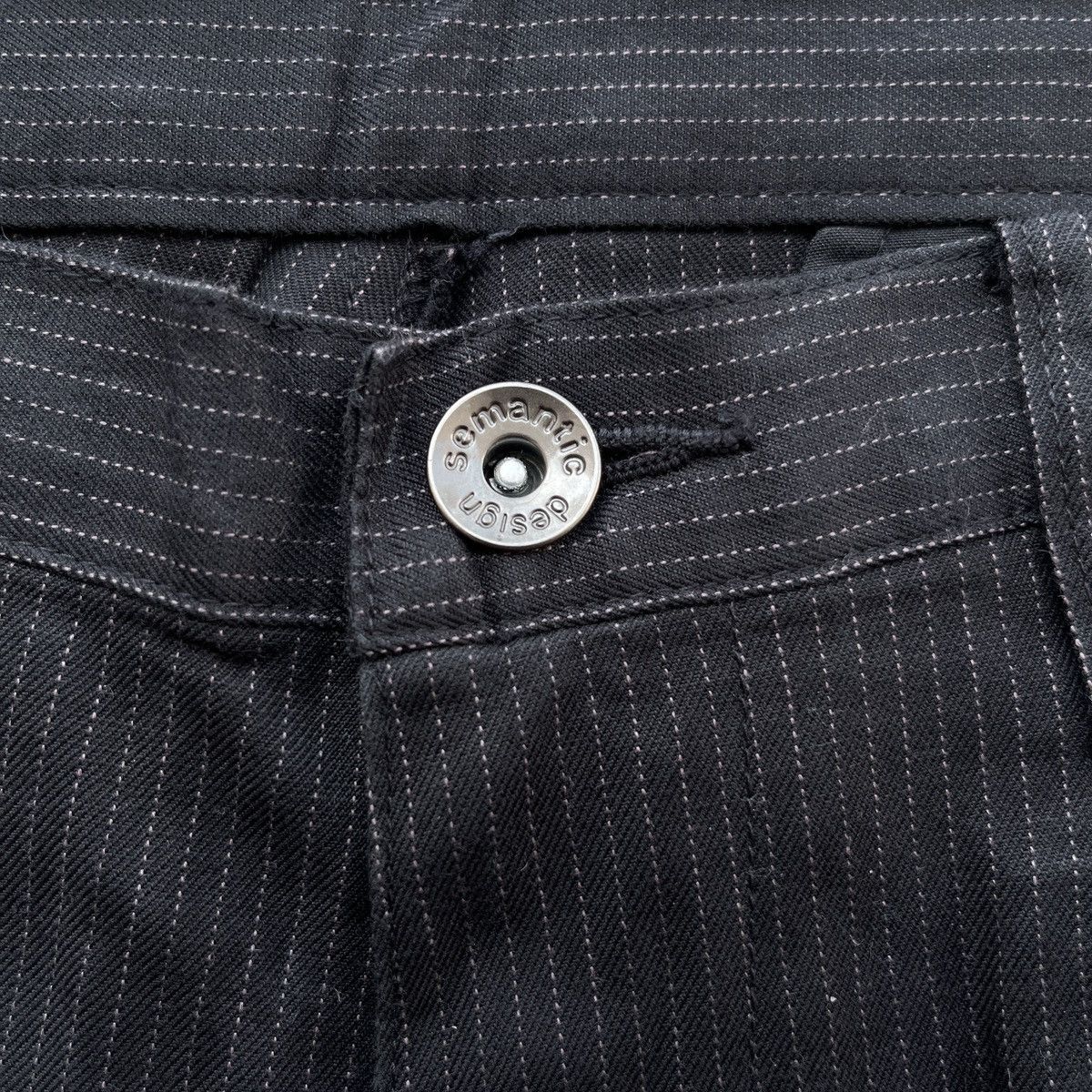 If Six Was Nine × Japanese Brand × semanticdesign SEMANTIC DESIGN 8 POCKETS STRIPED PANTS Size US 34 / EU 50 - 6 Thumbnail