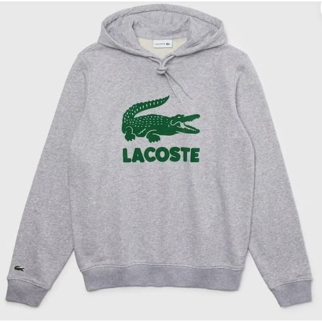 Lacoste Men's Long Sleeve Flocked Graphic Croc Sweatshirt S