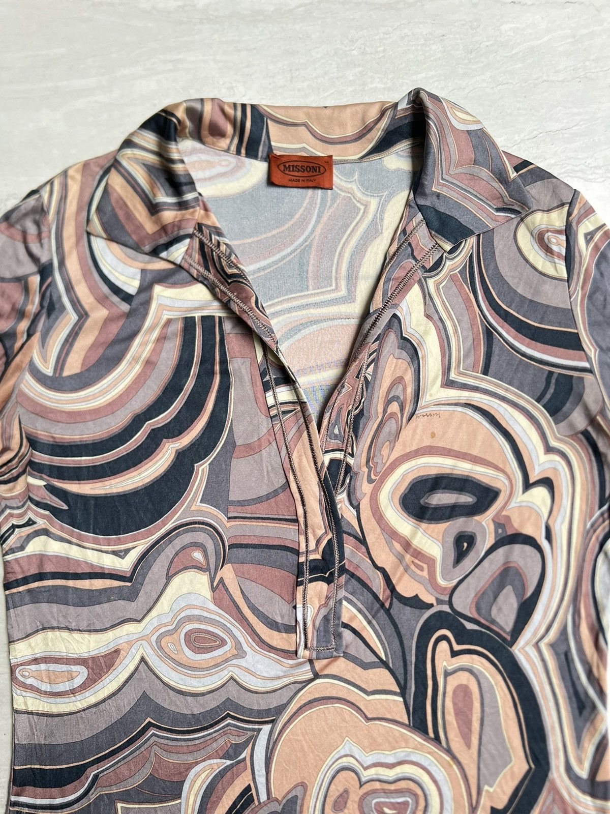 Missoni Missoni Abstract Pattern Shirt Size US S / EU 44-46 / 1 - 3 Thumbnail