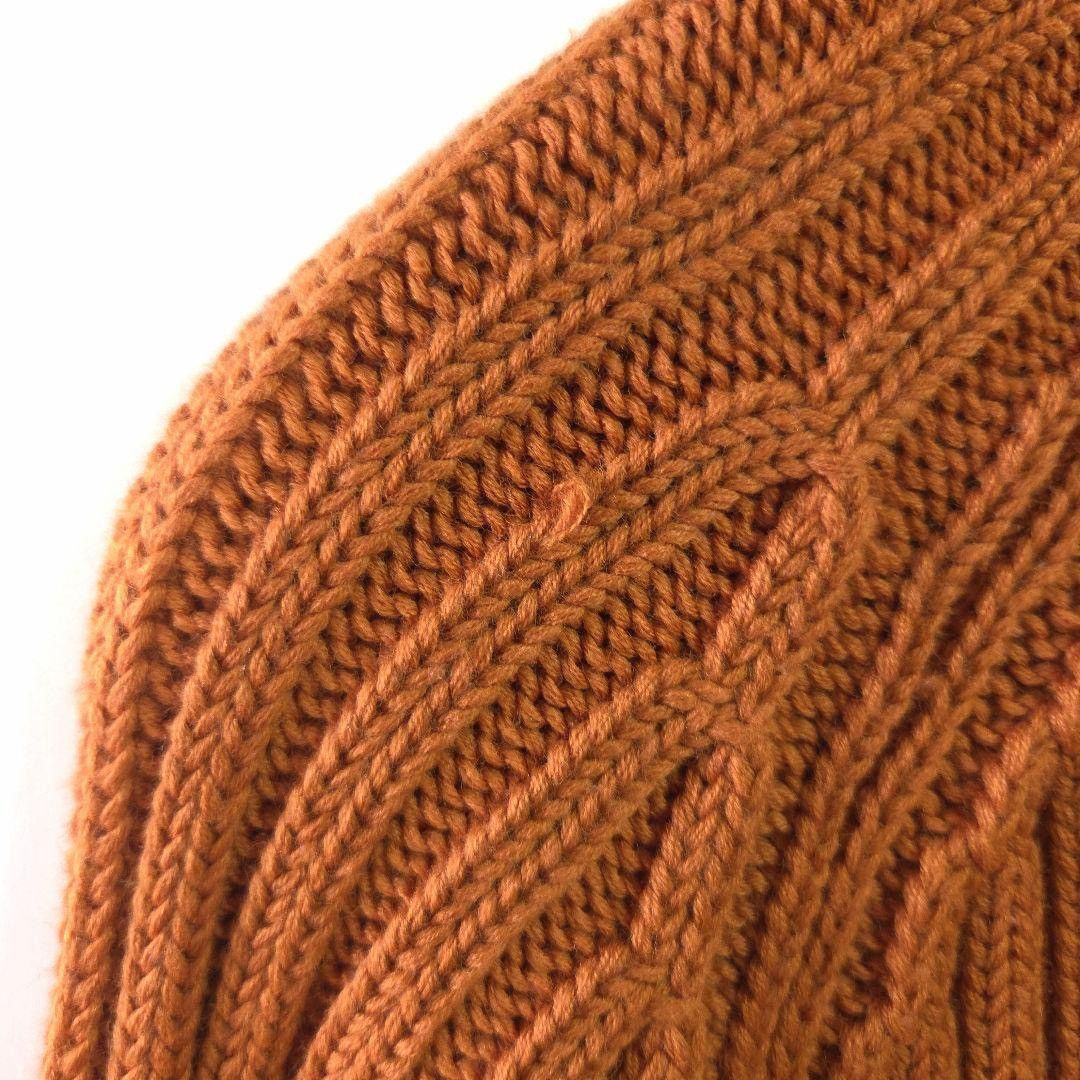 Yohji Yamamoto AW01 Orange Wool Driver Knit Size US L / EU 52-54 / 3 - 3 Thumbnail