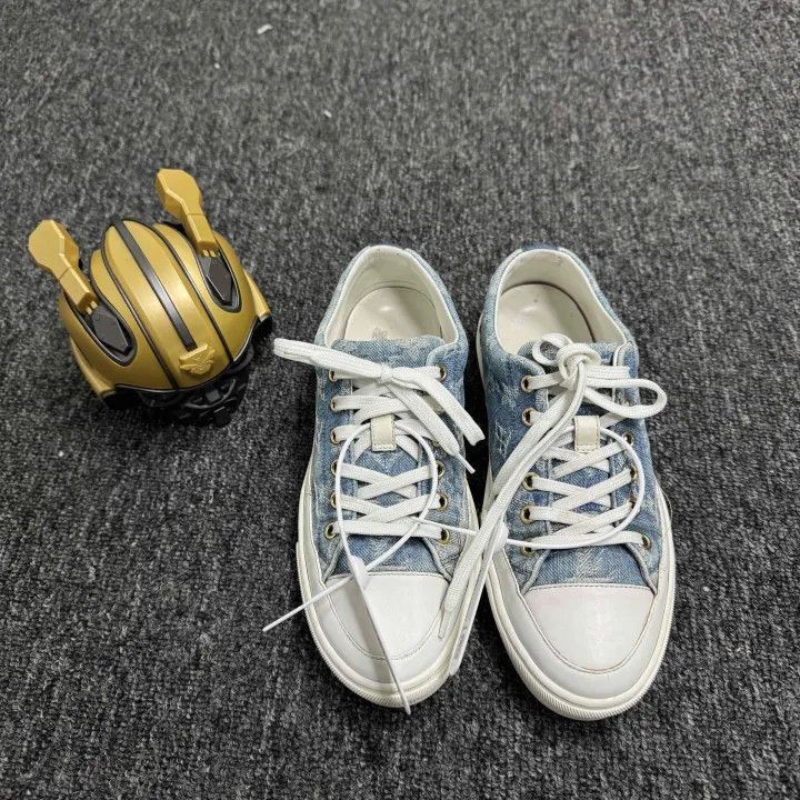 Louis Vuitton Louis Vuitton Stellar Low Denim Sneakers for Women -2508 Size US 6 / IT 36 - 2 Thumbnail