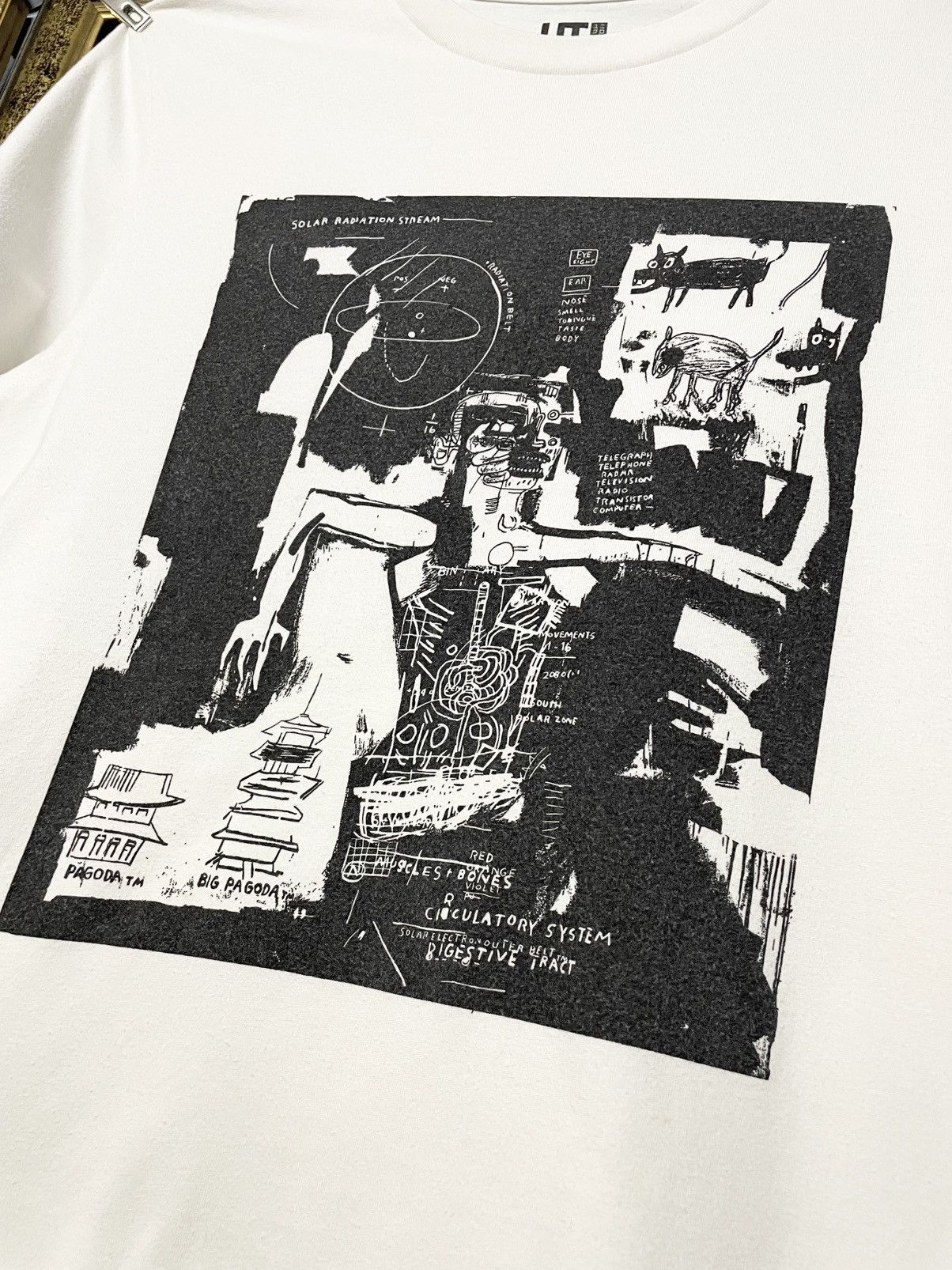 Jean-Michel Basquiat Designer Jean-Michael Basquait X Uniqlo Art Printed Tshirt Size US M / EU 48-50 / 2 - 6 Thumbnail