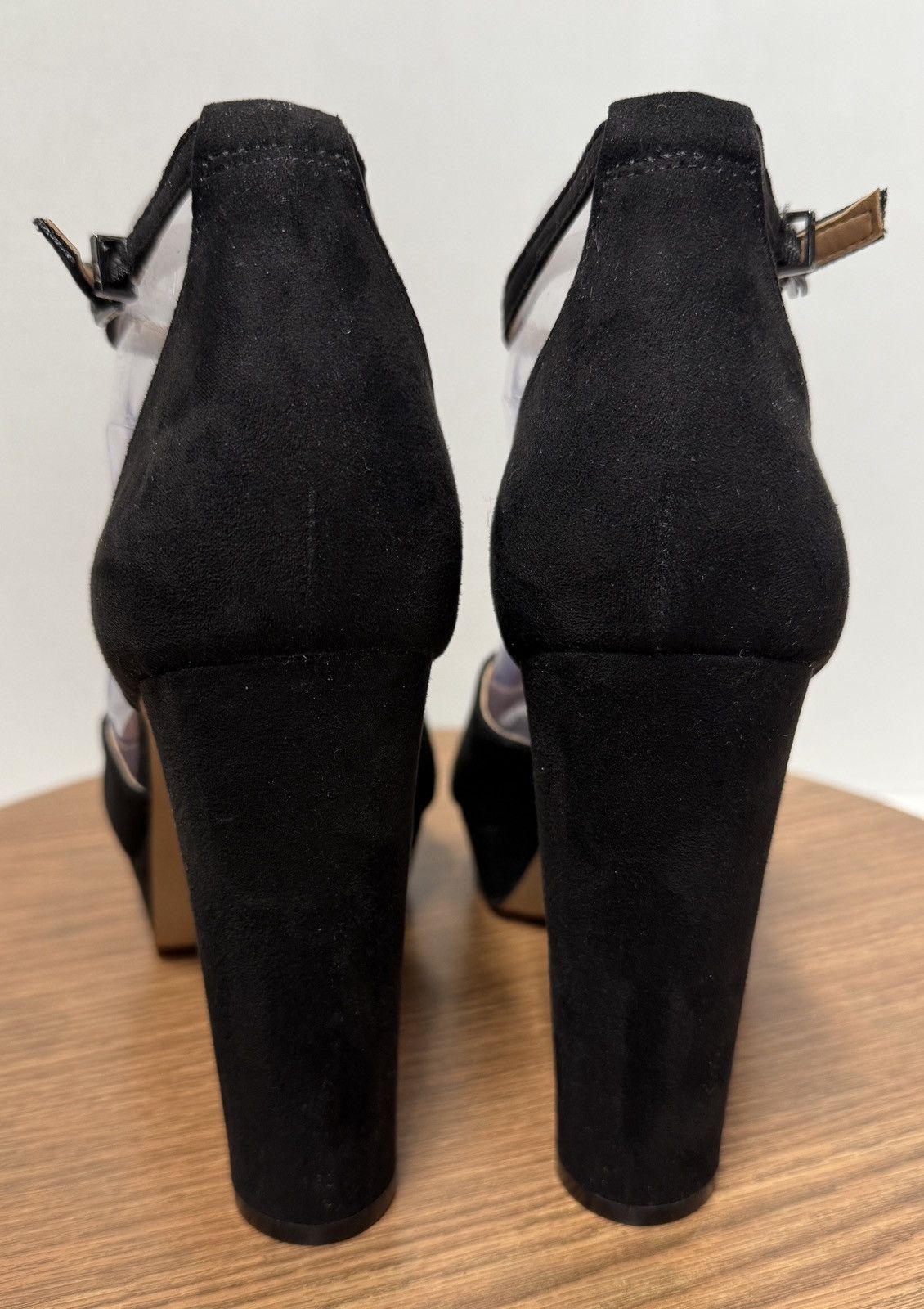Jessica Simpson Jessica Simpson Blac Platform Stiletto Heel Ankle Strap NWOT Size US 8.5 / IT 38.5 - 3 Thumbnail