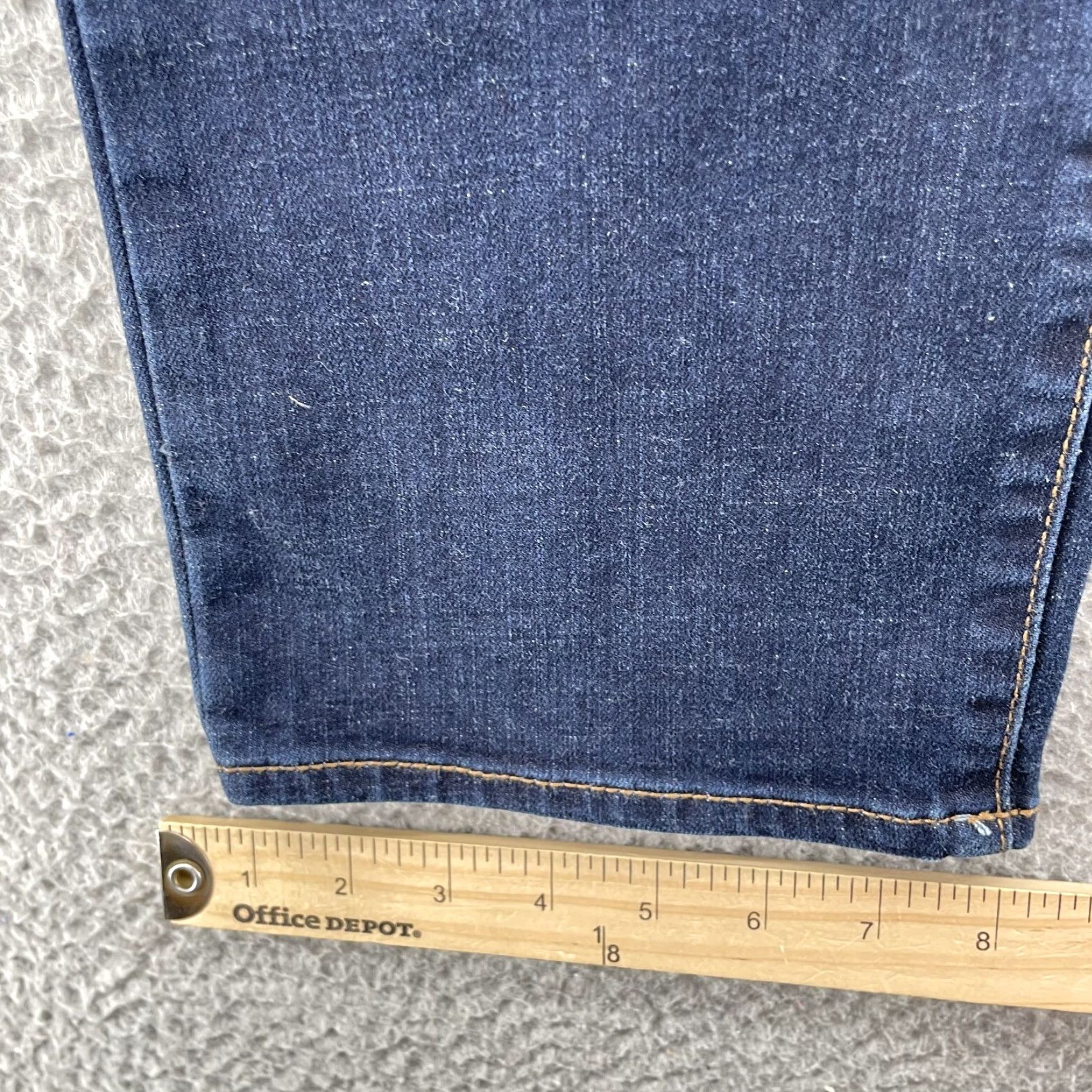 Vintage Chicos Jeans Girlfriend Womens 33x30 Dark Slimming Academia Preppy Classic 90's Size 24" / US 00 / IT 34 - 5 Thumbnail