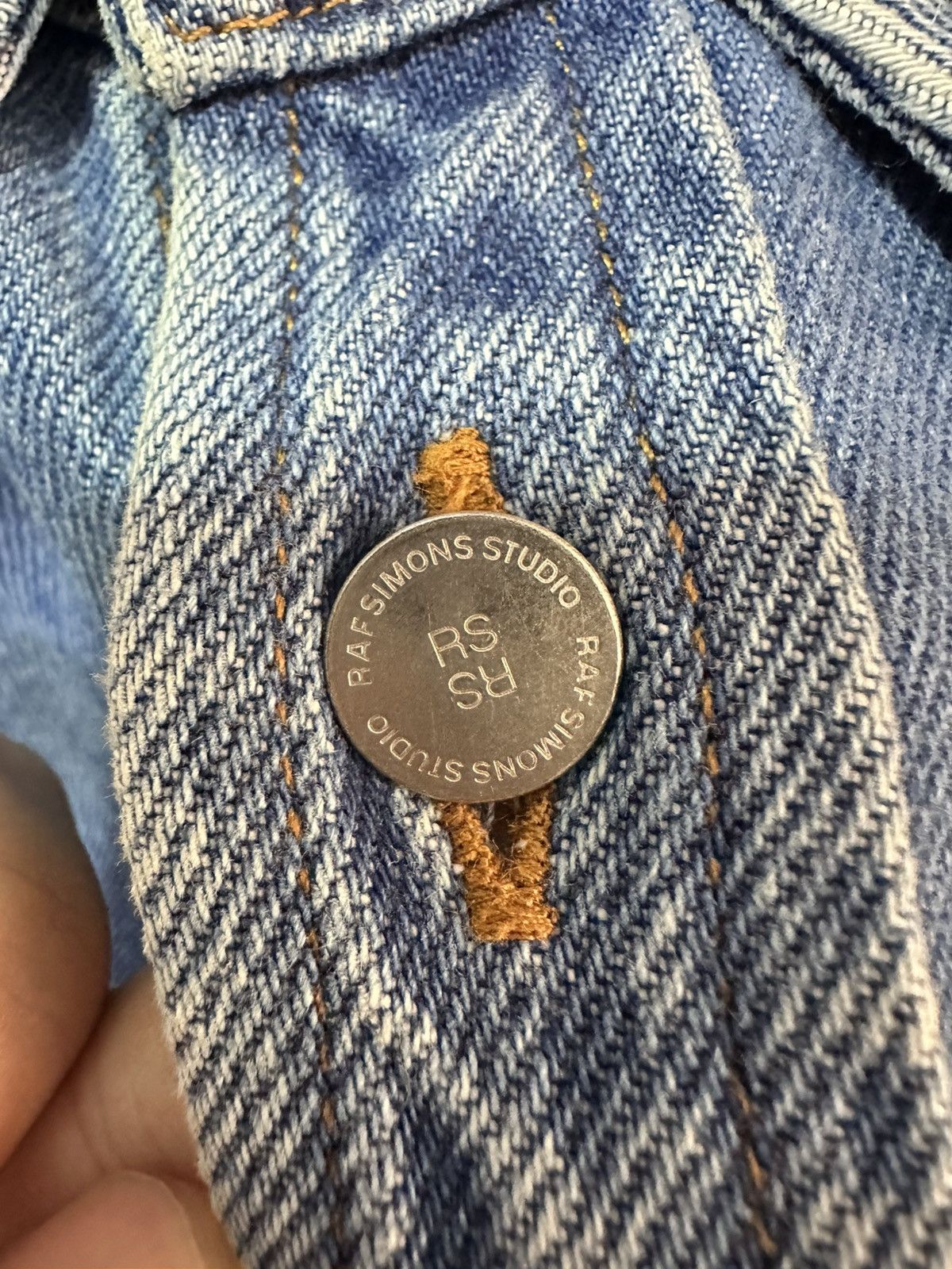 Raf Simons Raf simons patch denim shirt Size US L / EU 52-54 / 3 - 9 Thumbnail