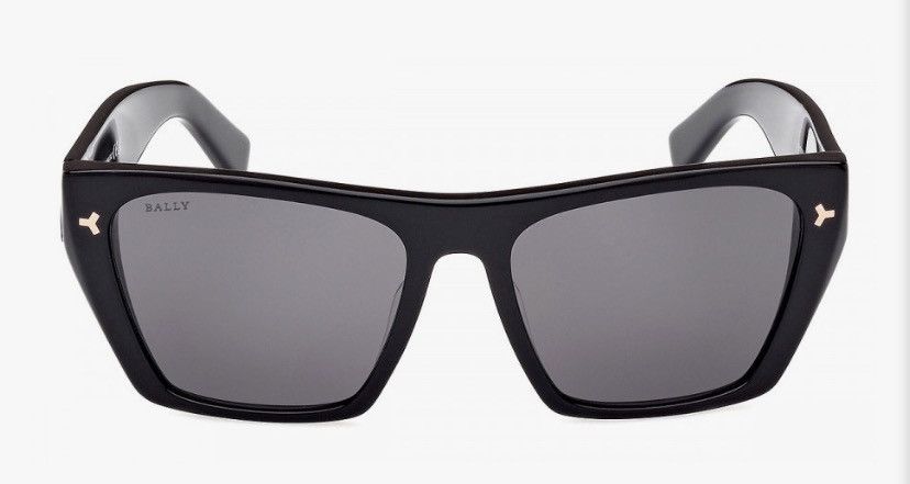 Bally Bally BY0109-H Geometric Sunglasses Black Gold NIB MP$300 Size ONE SIZE - 8 Thumbnail