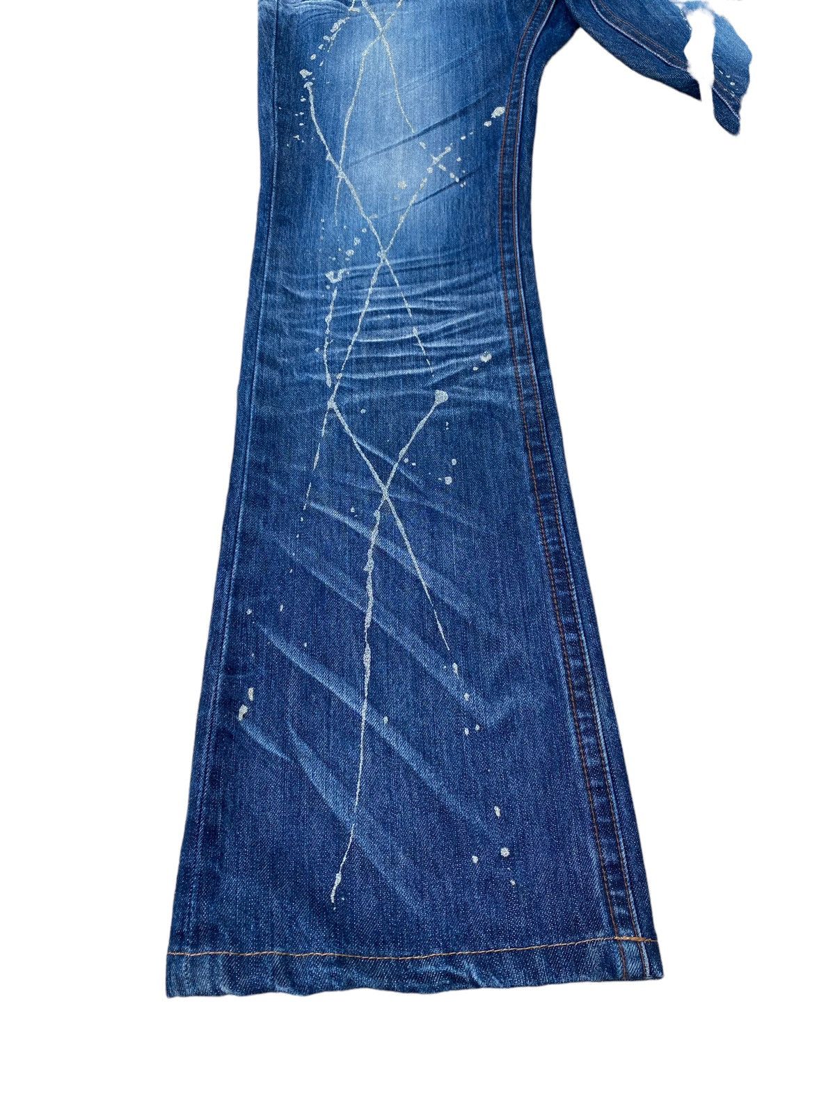 semanticdesign Vintage Semantic Design Paint Splash Flare Pant Size US 30 / EU 46 - 10 Thumbnail