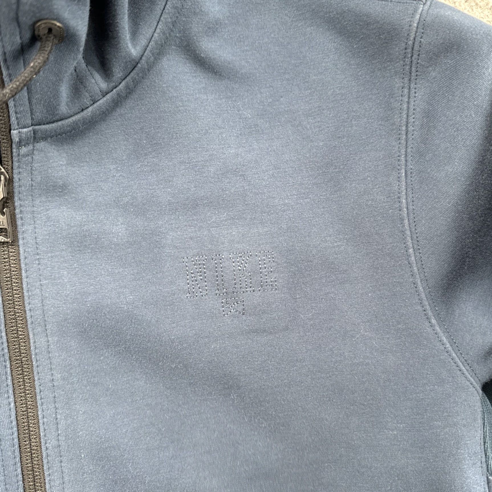 Nike Nike Tech Fleece Zip Hoodie Mens Storm Fit Water Resistant Blue L Sweatshirt Hoodie Full Zip Logo Storm Nike Sportswear Shirt Jacket Size US L / EU 52-54 / 3 - 2 Thumbnail