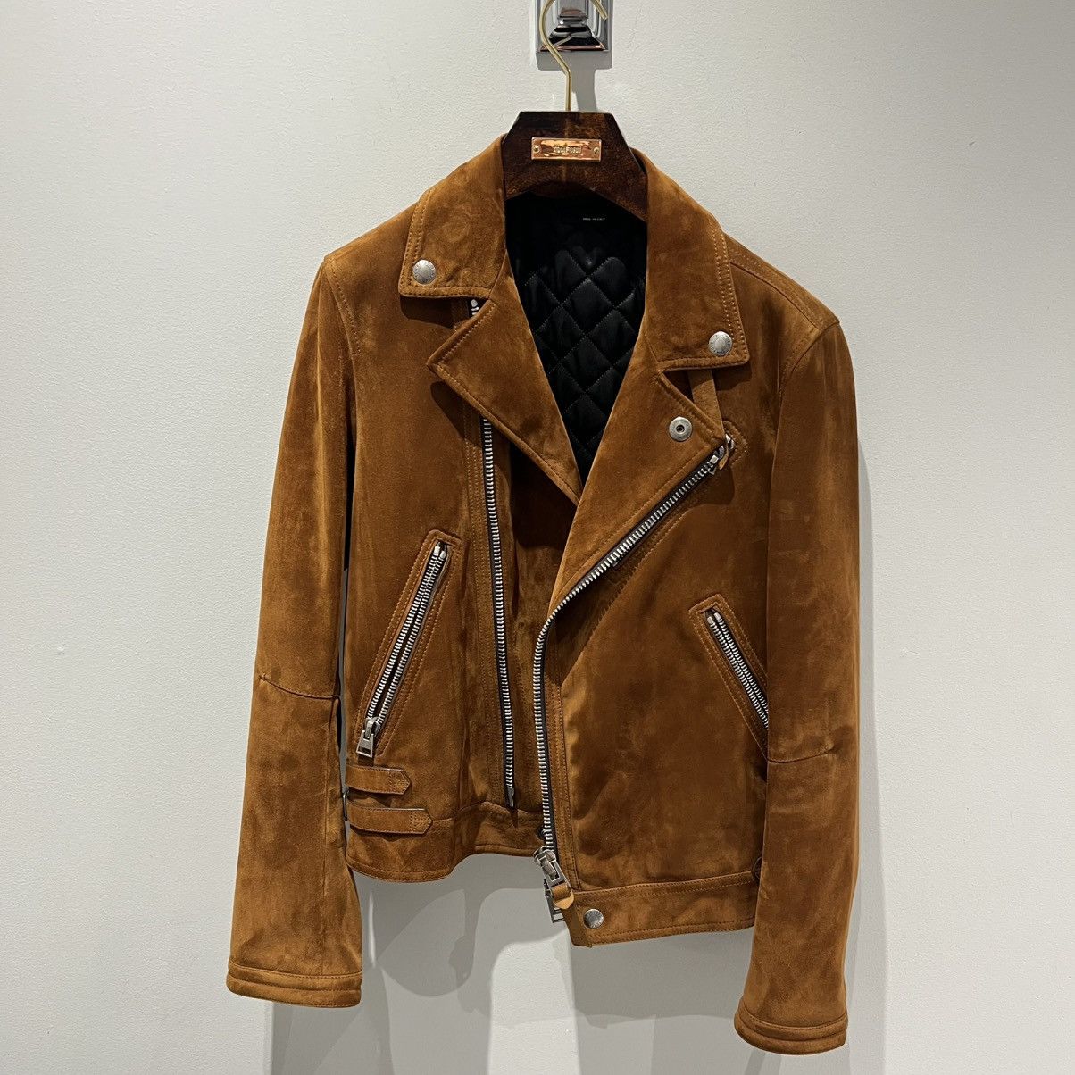 Tom Ford Tom Ford Suede Biker Jacket in Medium Size US M / EU 48-50 / 2 - 1 Thumbnail
