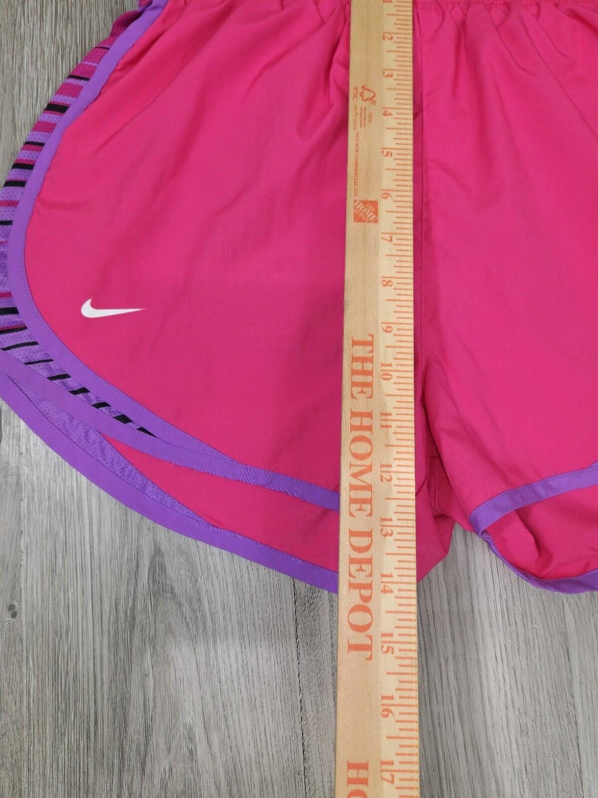 Nike Nike Women Dri-Fit Pink With Purple Running Shorts Size M#12 Size 32" / US 10 / IT 46 - 2 Thumbnail