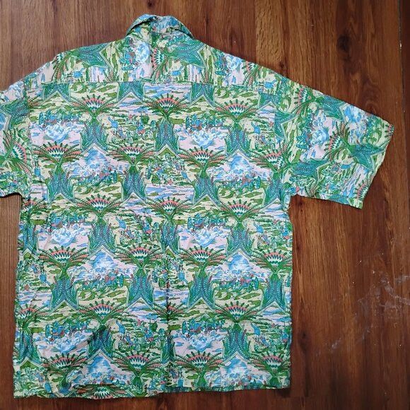 Other Vintage Code Bleu Pastoral Wheat Farming Hawaiian Shirt Size US S / EU 44-46 / 1 - 7 Thumbnail