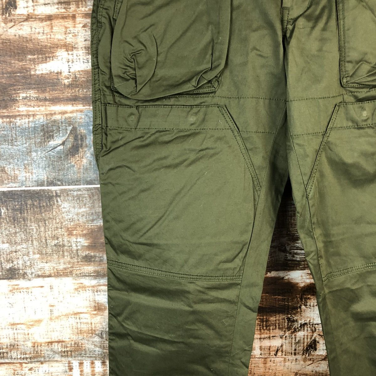 Japanese Brand Vital Green Cargo utility tactical Multipocket Pants #A2556 Size US 29 - 9 Thumbnail