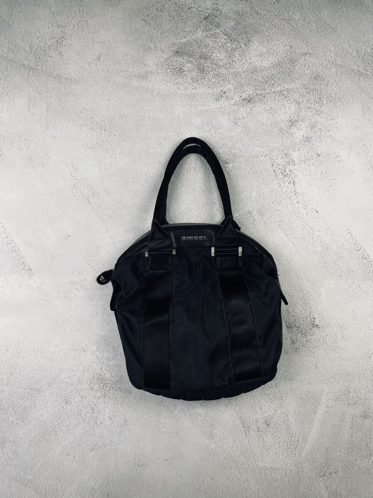 Diesel × Vintage Rare! Vintage y2k Diesel Black Bag Size ONE SIZE - 5 Thumbnail