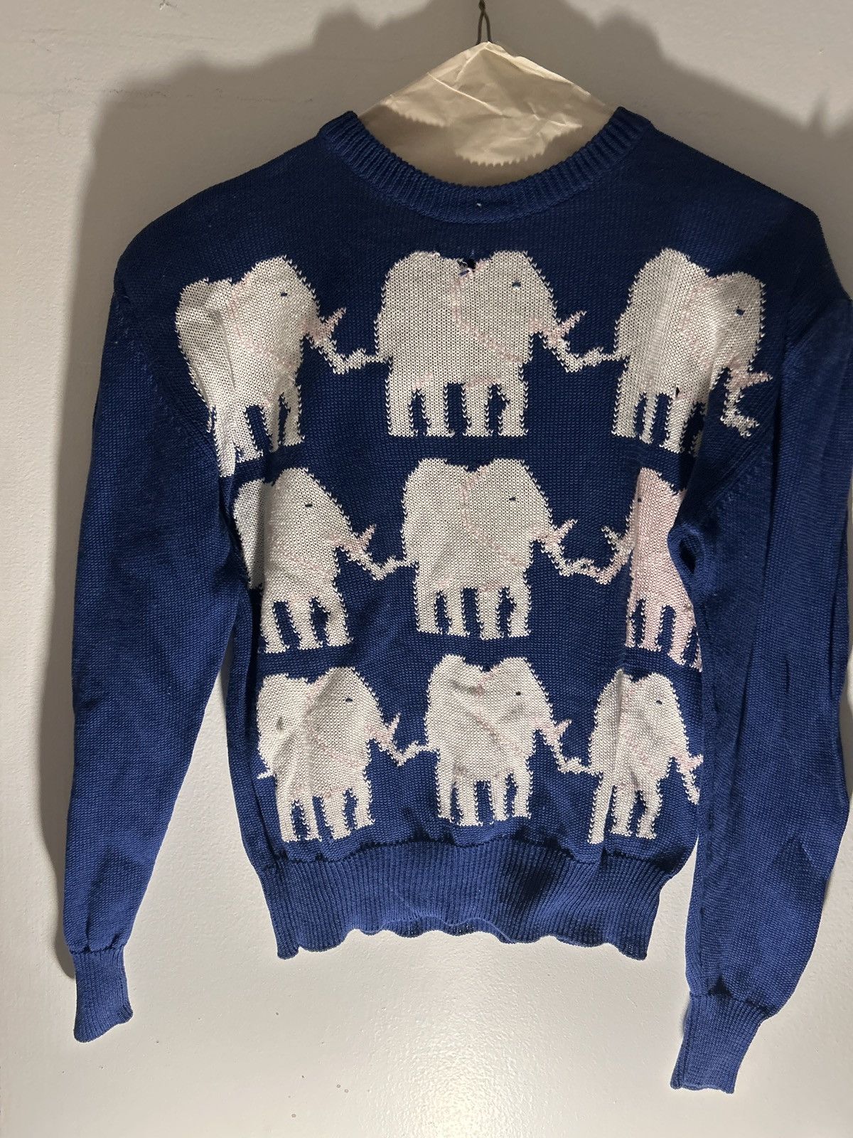 Other Vintage Richard Grand elephant sweater Size S / US 4 / IT 40 - 1 Thumbnail