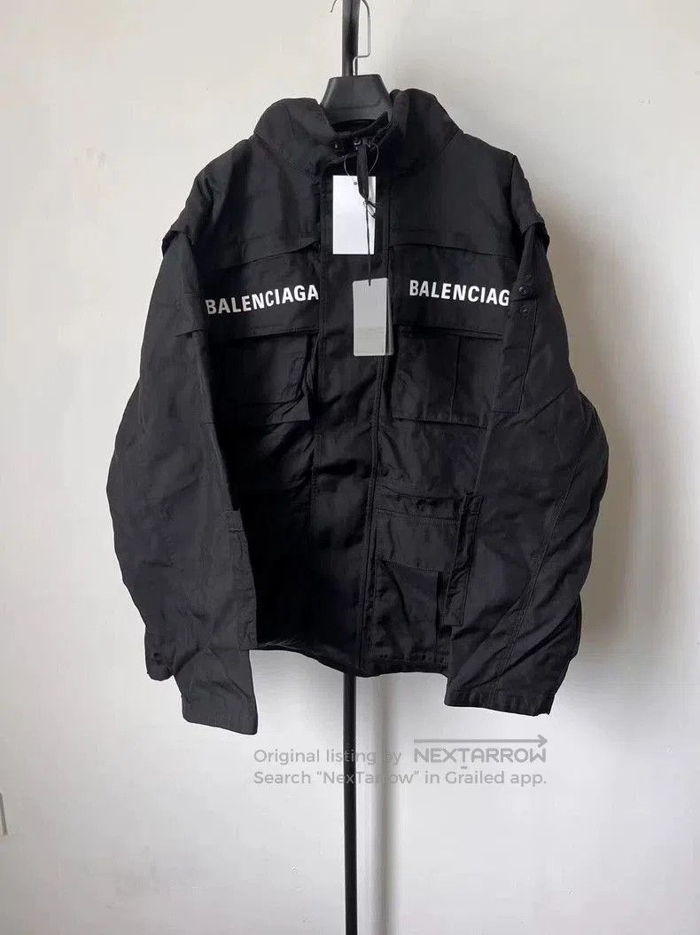 Balenciaga Balenciaga Logo Pocket Long Sleeve Jacket . Size US M / EU 48-50 / 2 - 1 Thumbnail