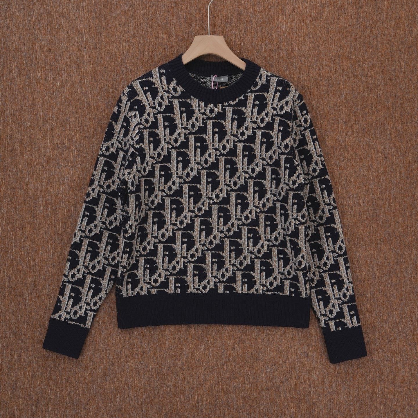 Dior Dior Monogram Logo Wool Knit Sweater Size US M / EU 48-50 / 2 - 1 Thumbnail