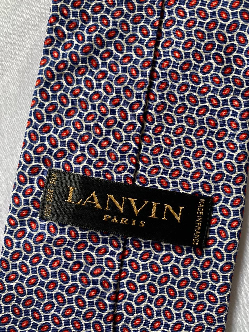 Lanvin × Vintage Vintage Lanvin Paris Silk Tie Size ONE SIZE - 5 Thumbnail
