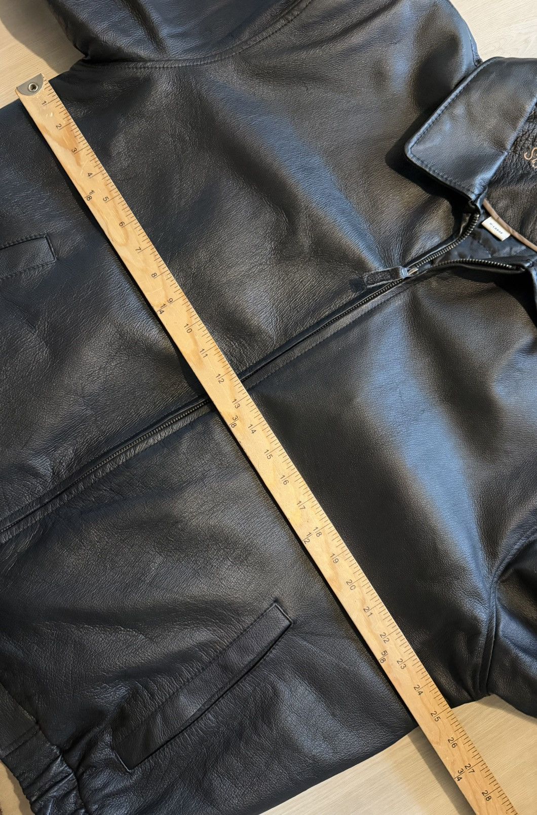 Vintage Vintage St. John's Bay Leather Bomber Quilted Lined Sz XL Size US XL / EU 56 / 4 - 5 Thumbnail
