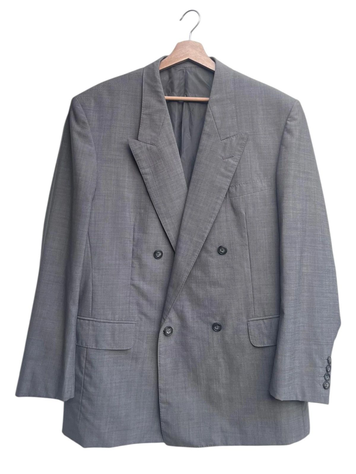 Christian Dior Monsieur Christian Dior Monsieur Double Breasted Wool Blazer Size US XL / EU 56 / 4 - 1 Thumbnail