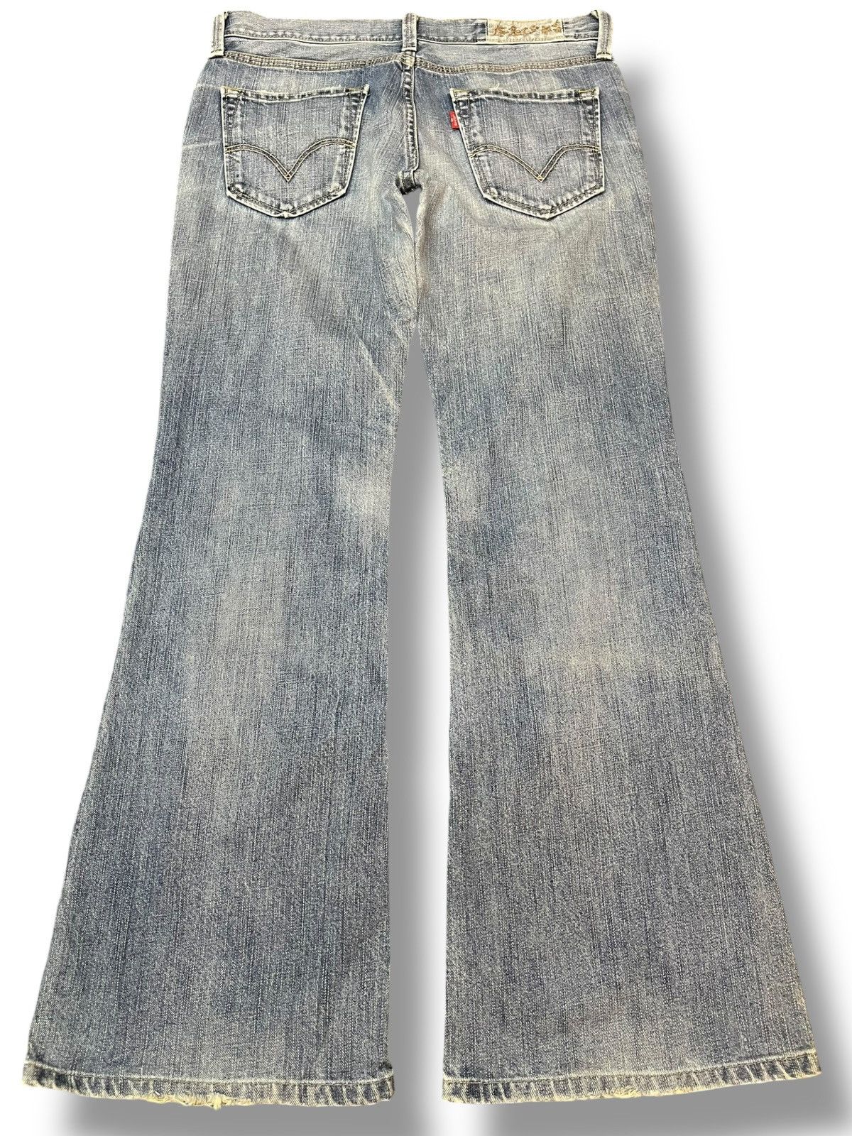 LVC × Levi's × Levi's Vintage Clothing Vintage Levi’s 927 Flare Bootcut Faded Denim Size US 32 / EU 48 - 5 Thumbnail