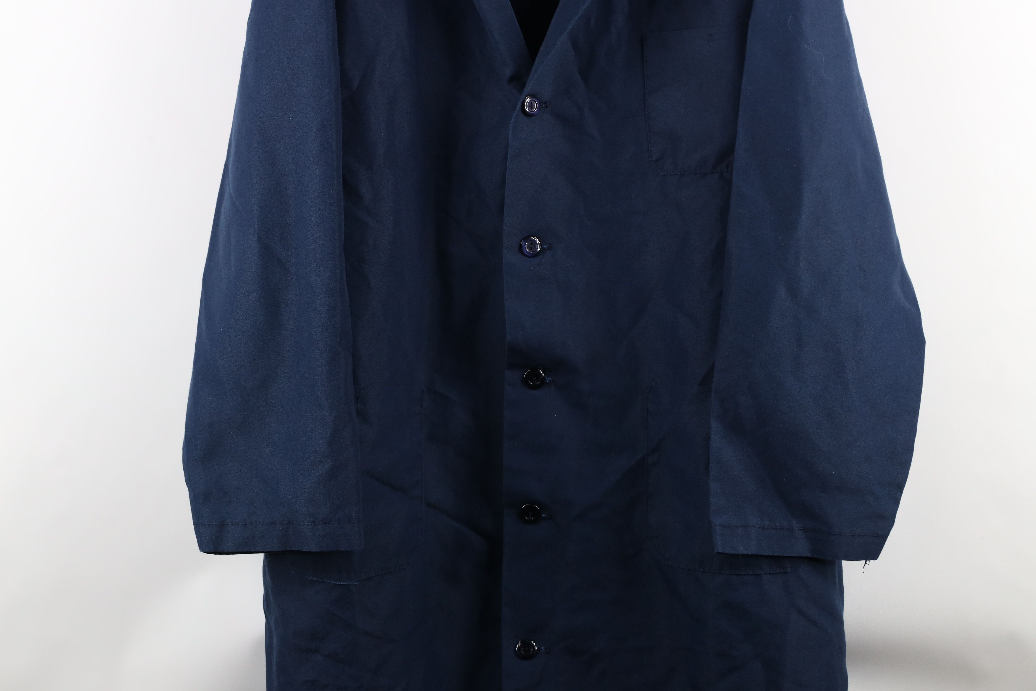 Vintage Vintage 70s Streetwear Mechanic Button Lab Coat Jacket USA Size US XL / EU 56 / 4 - 3 Thumbnail