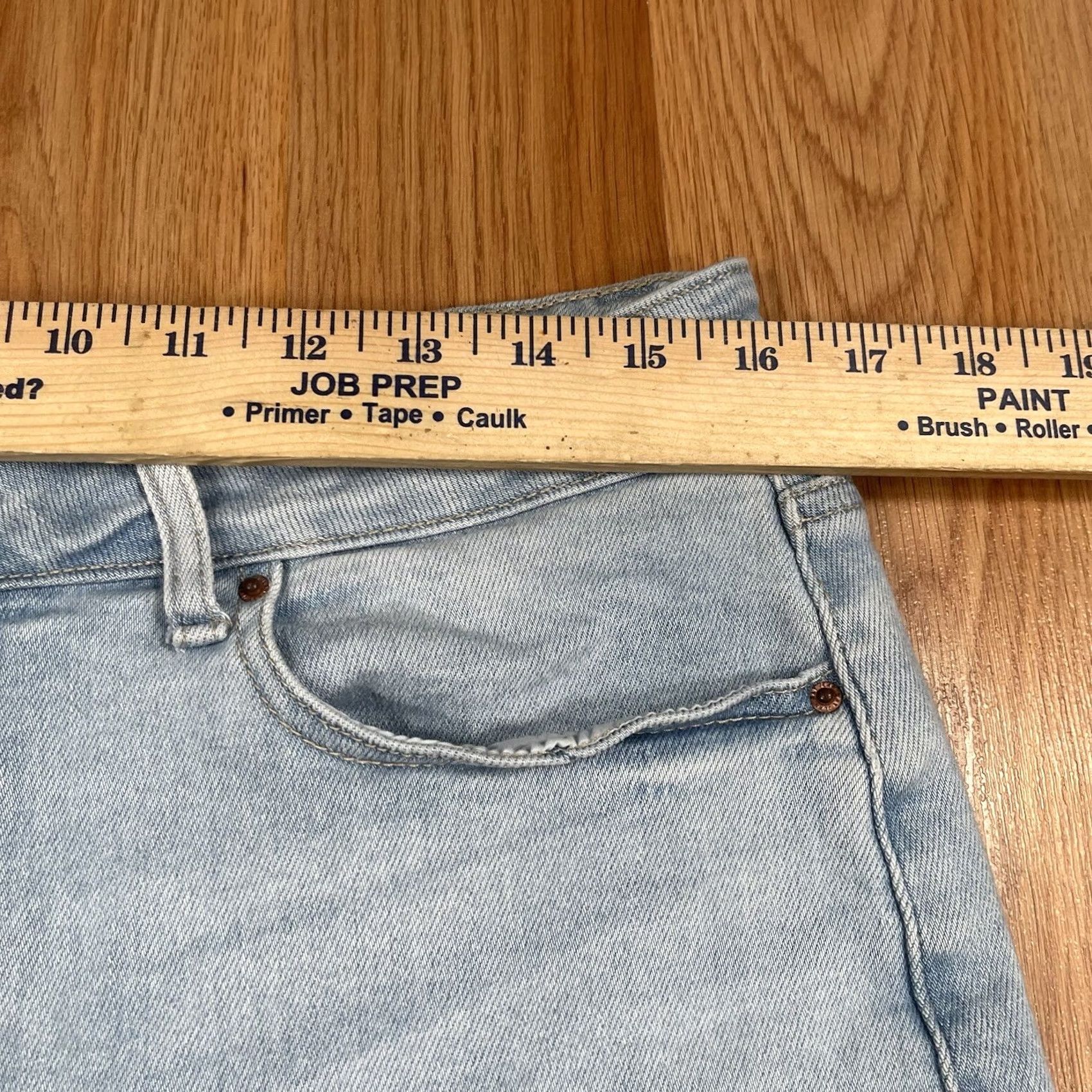 Vintage WAX JEAN Jeans Women’s Size 13/31 Stretch Blue Denim Pants Size 34" / US 12 / IT 48 - 4 Thumbnail