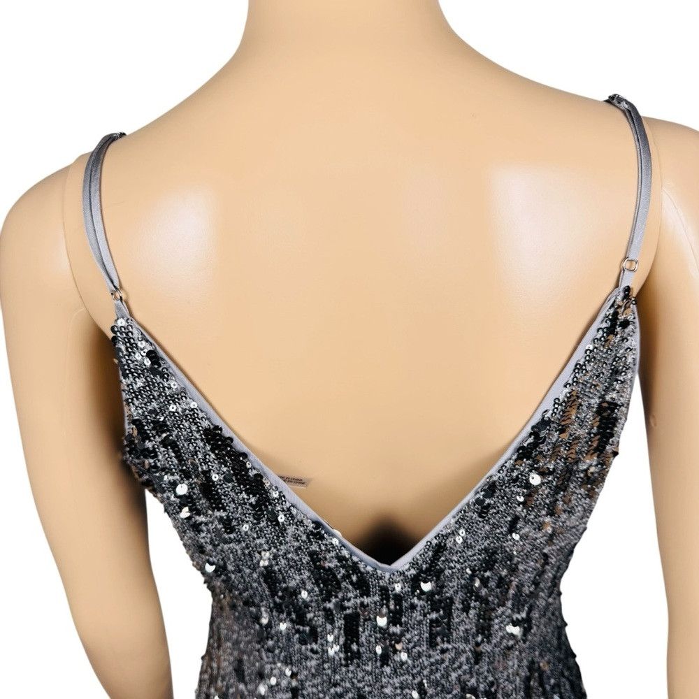 Ramy Brook NWT New $495 Ramy Brook Silver Sequin Lila Mini Dress Size Size M / US 6-8 / IT 42-44 - 9 Thumbnail
