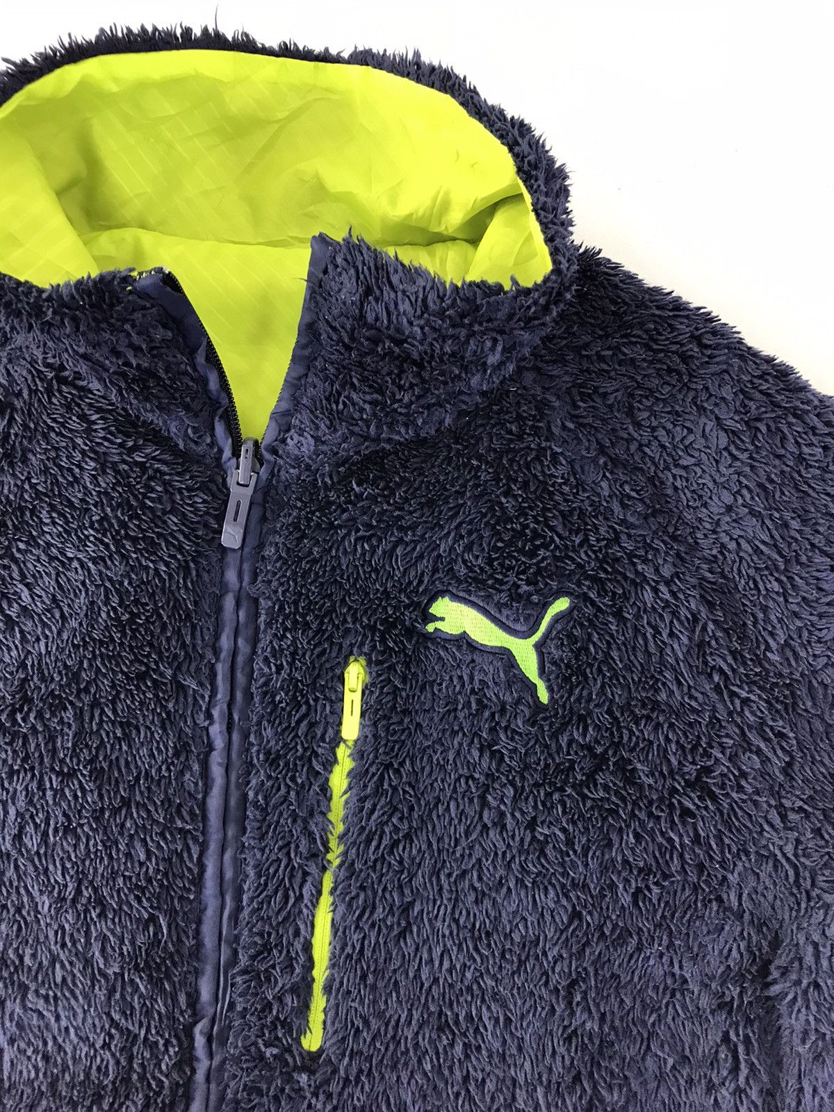 Puma × Vintage Vintage Puma Fleece Jacket Zipper Style Size US S / EU 44-46 / 1 - 4 Thumbnail