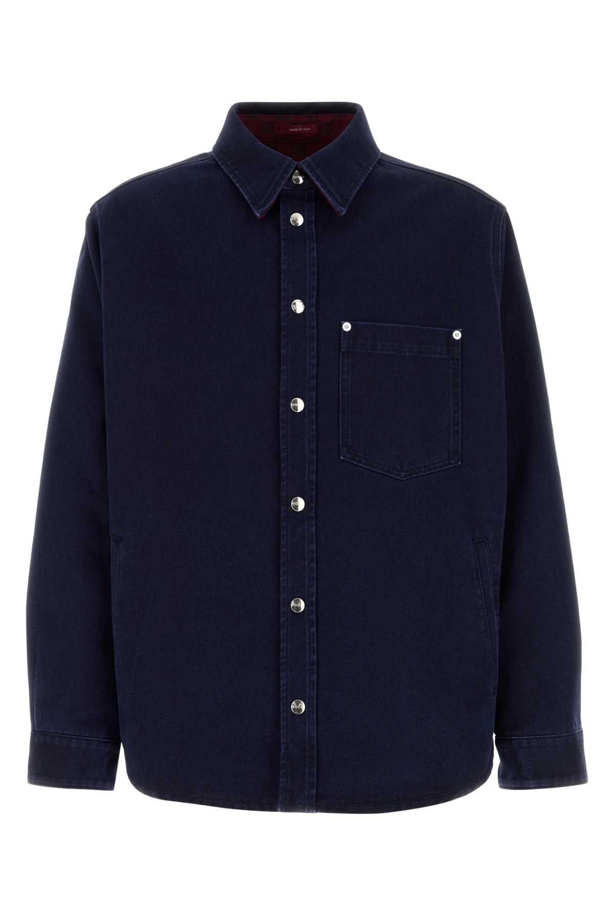 Gucci Dark Blue Denim Jacket Size US M / EU 48-50 / 2 - 1 Thumbnail
