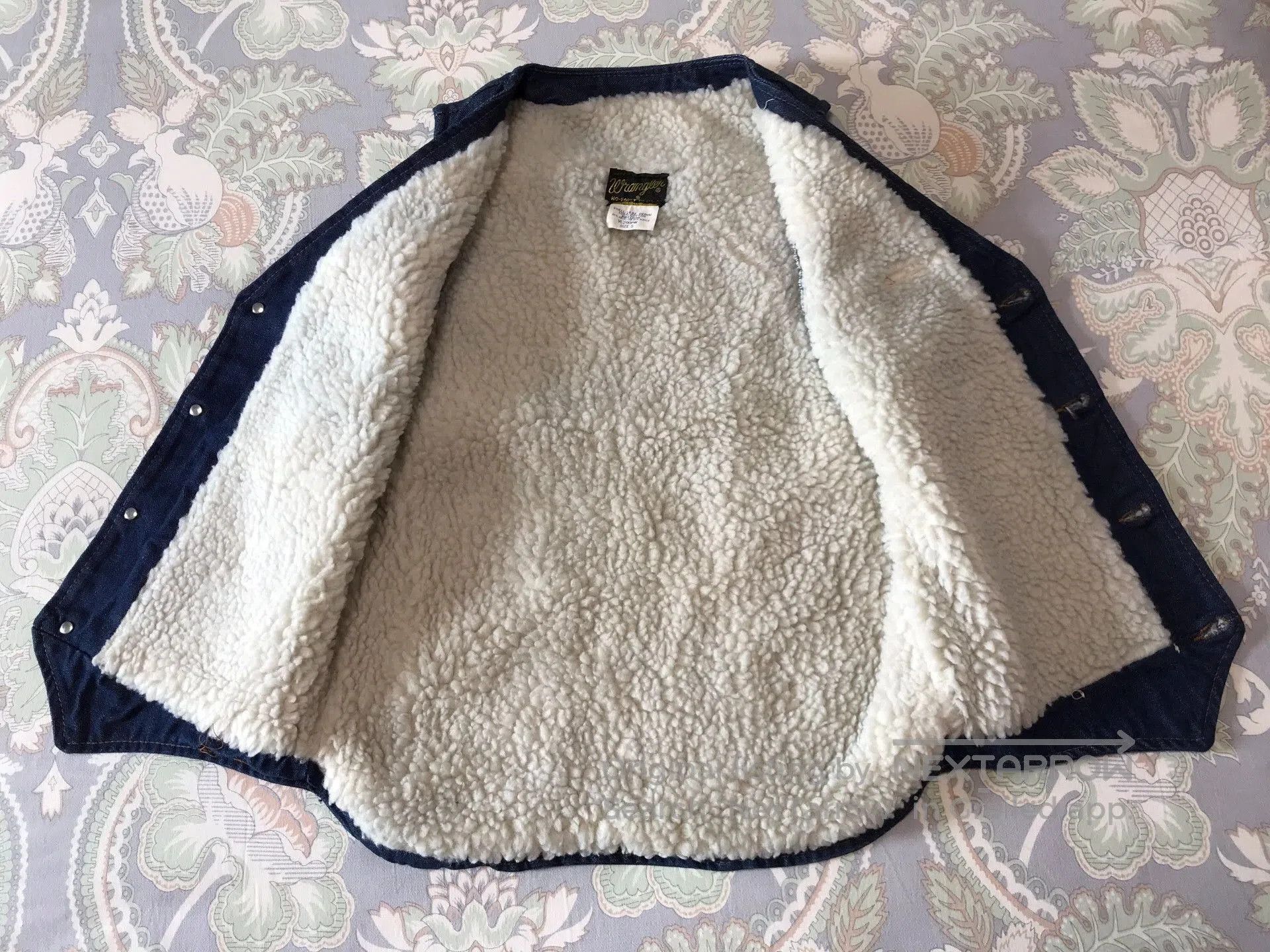 Wrangler 80s Wrangler Sherpa Lined Western Vest. Size US S / EU 44-46 / 1 - 3 Thumbnail