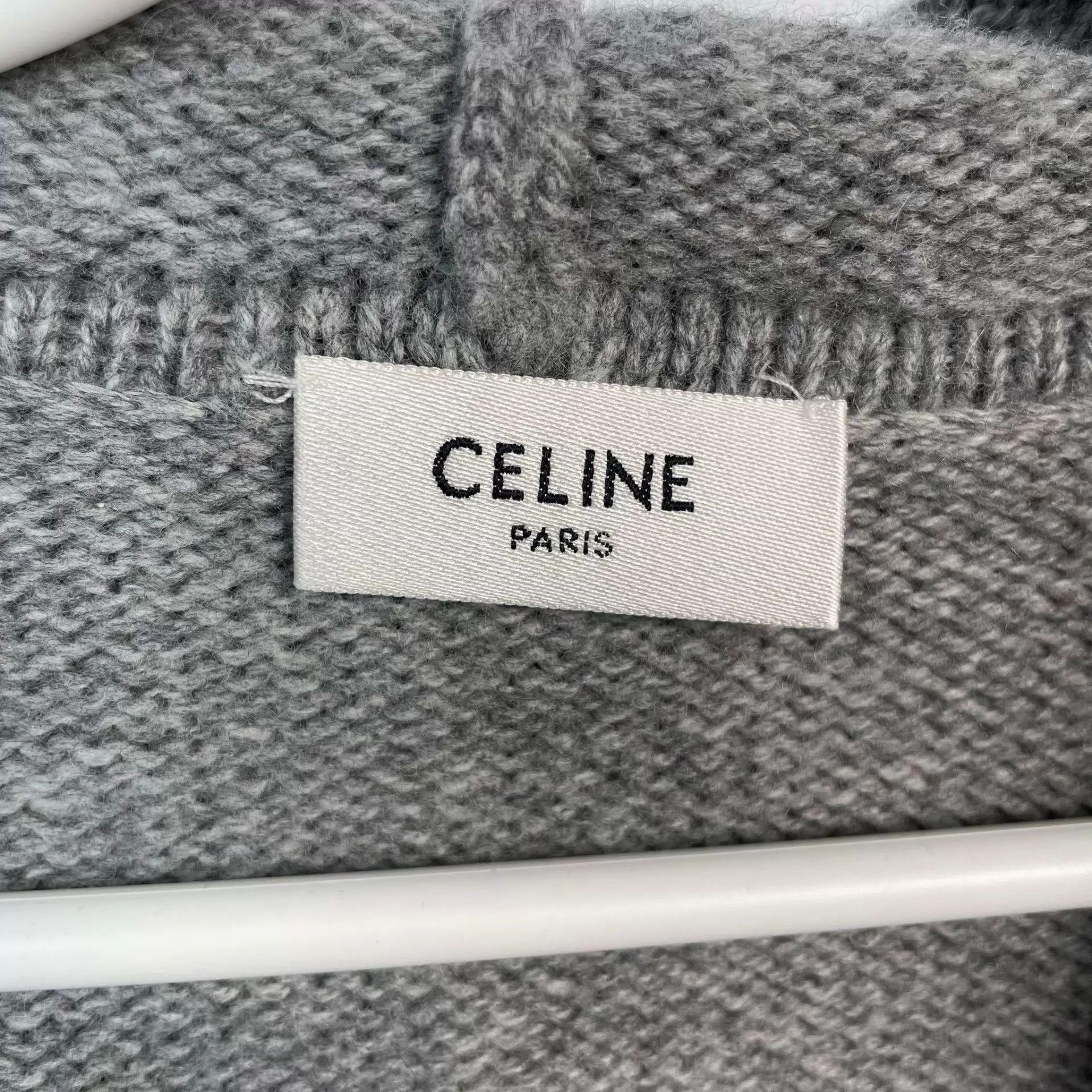 Celine Celine cashmere coat M gray 98 New Size M / US 6-8 / IT 42-44 - 3 Thumbnail