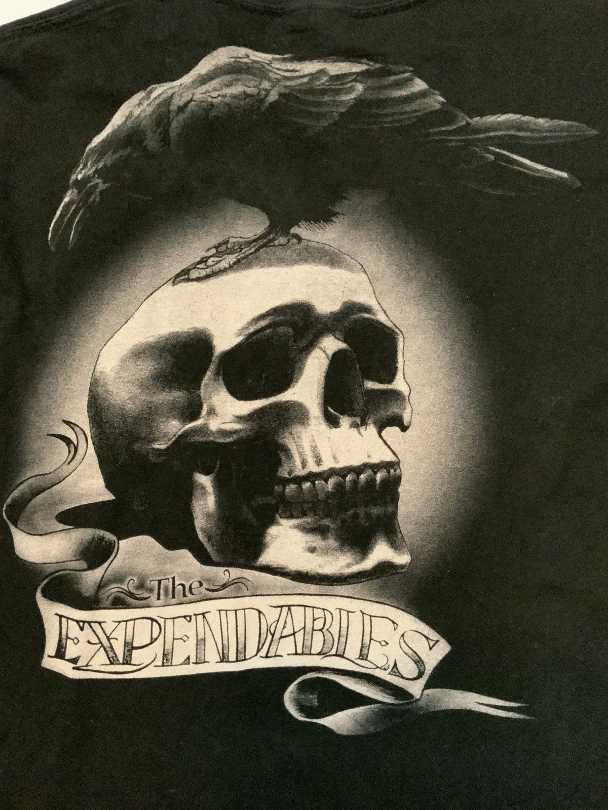 Tultex The Expendables Skull & Crow Movie Film Promo S/S T-Shirt Size US L / EU 52-54 / 3 - 7 Thumbnail