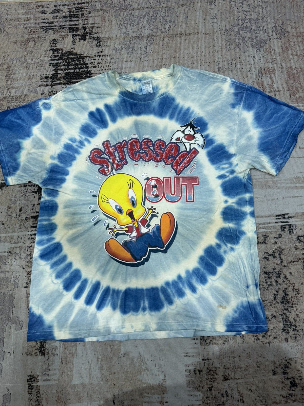 Vintage vintage 1998 TWEETY vs slyvester looney tune tee Size US XL / EU 56 / 4 - 2 Thumbnail