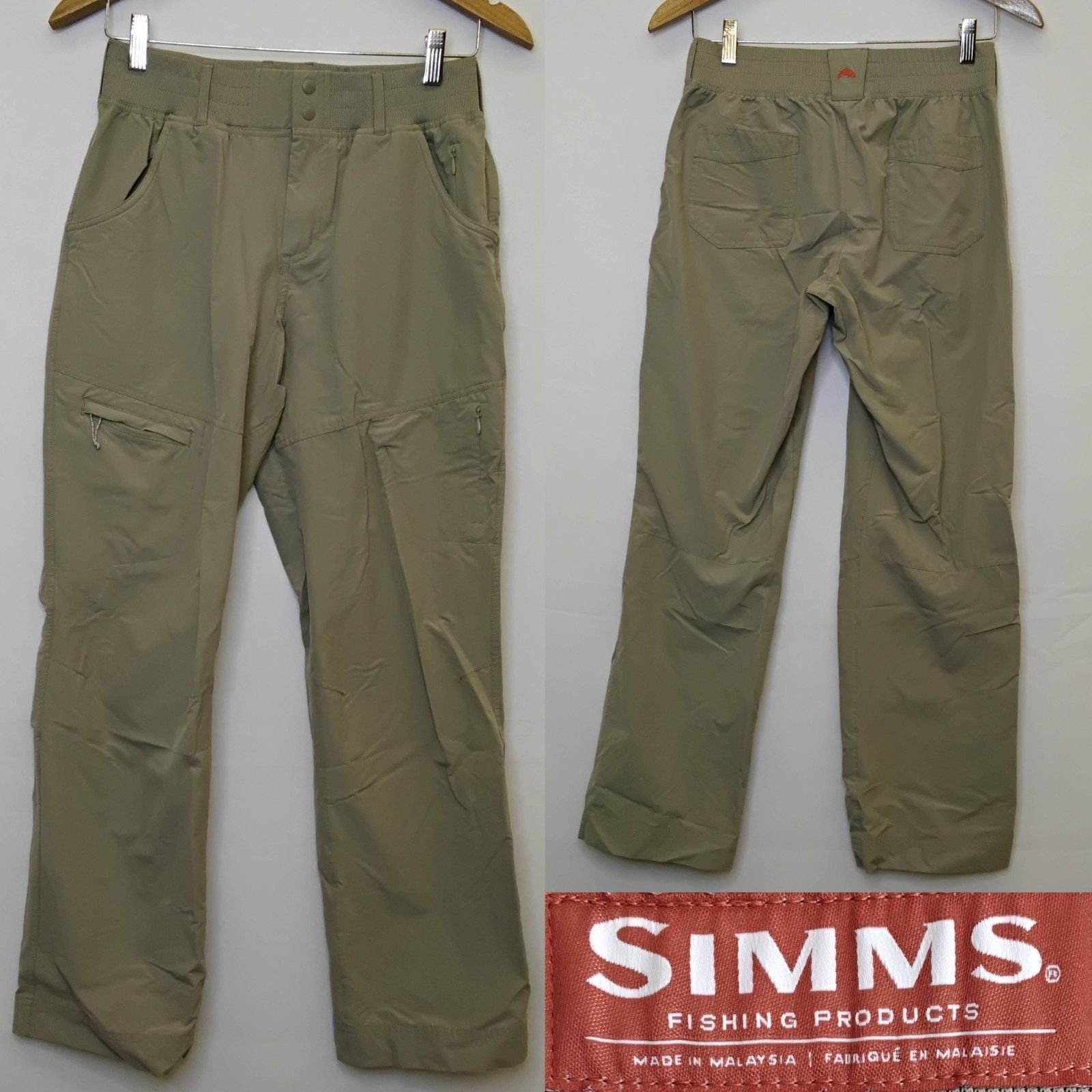 Simms Simms Lightweight Cargo Pants 28x30 Women's S Beige Size 28" / US 6 / IT 42 - 1 Thumbnail